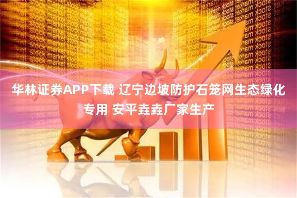 华林证券APP下载 辽宁边坡防护石笼网生态绿化专用 安平垚垚厂家生产