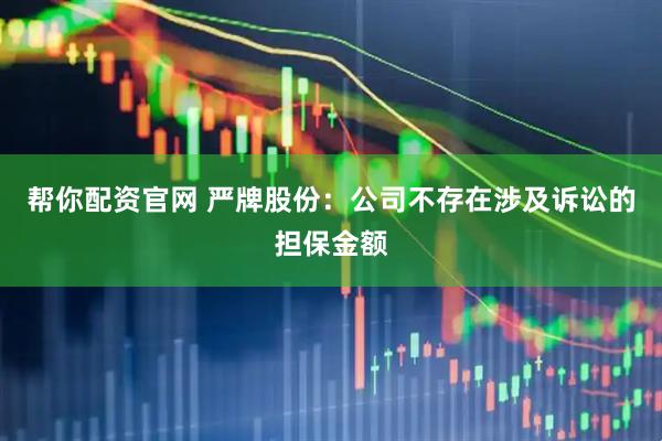 帮你配资官网 严牌股份：公司不存在涉及诉讼的担保金额